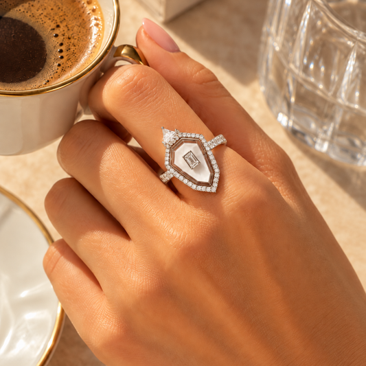 Froze Silver Ring