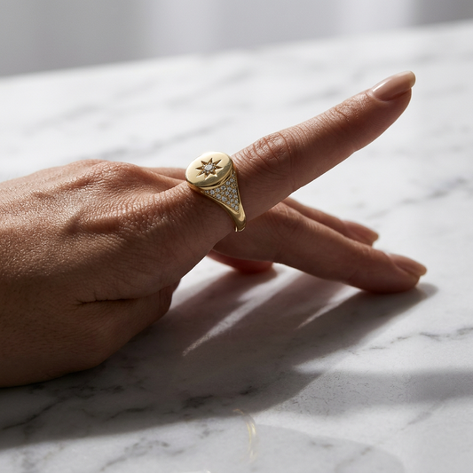 North Star Silver Ring