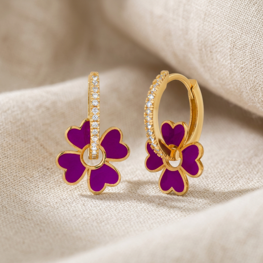 Clover Silver Earrings