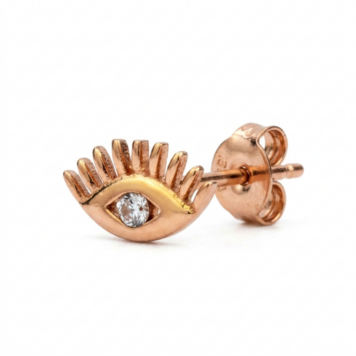 Eye Silver Earrings