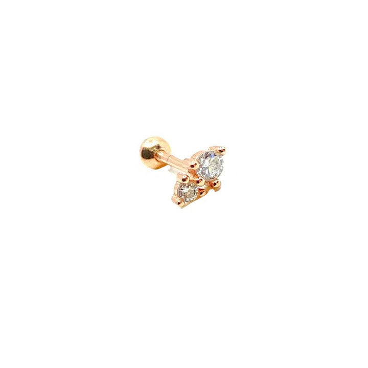Masaliko Vela 13 Gümüş Piercing Küpe Ms3023, 925 Ayar Gümüş