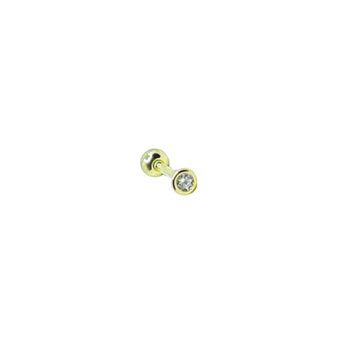 Masaliko Mitu 14 0.5 mm Gümüş Piercing Küpe Ms3079, 925 Ayar Gümüş