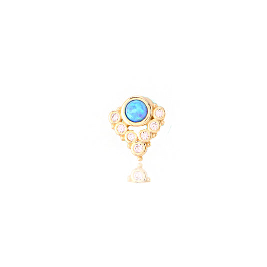 Pirius 21 Şık Gümüş Piercing - Ms3892