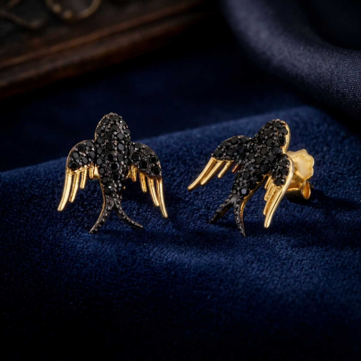 Bird Silver Earrings