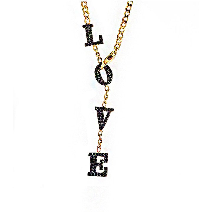Love  Y Gümüş Kolye SB1550