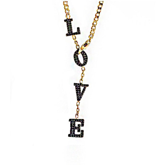 Love  Y Gümüş Kolye SB1550