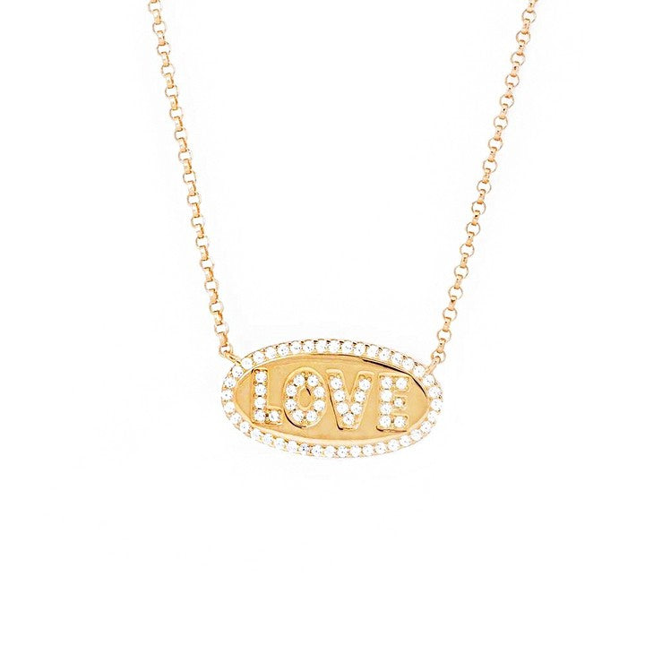 Love Gümüş Kolye Sb1825