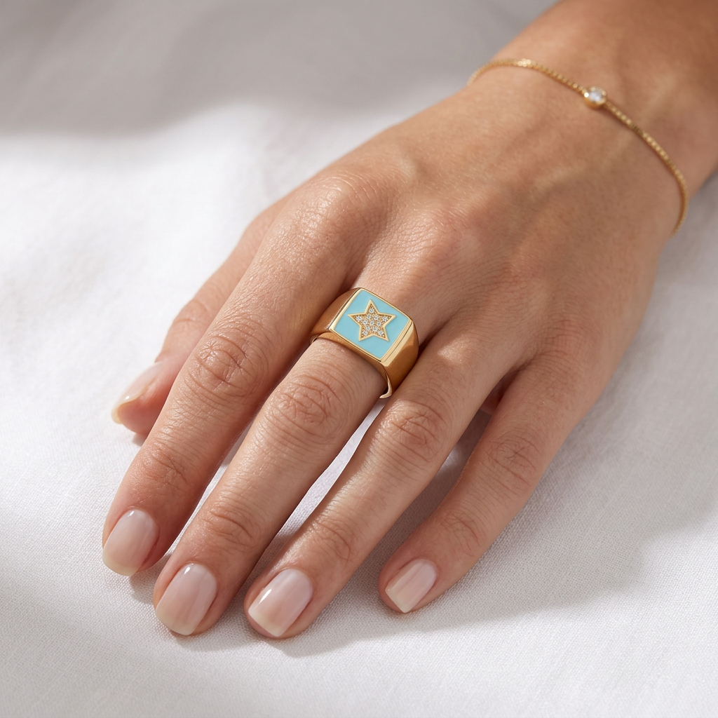 Star Silver S Ring Ms2454