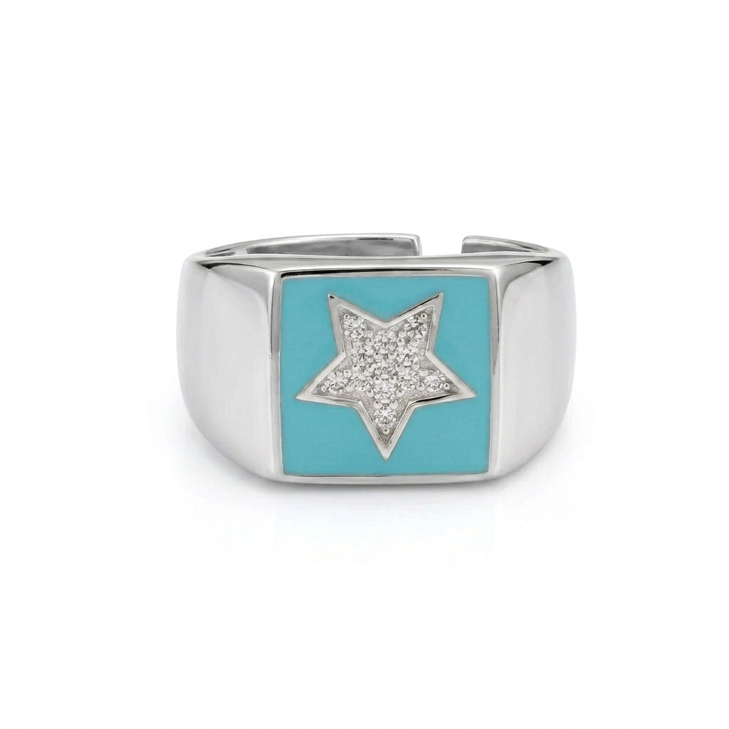 Star Silver S Ring Ms2454
