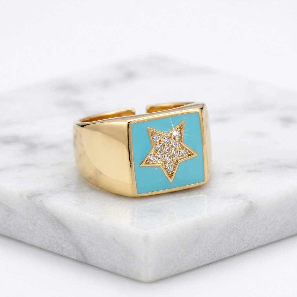 Star Silver S Ring Ms2454