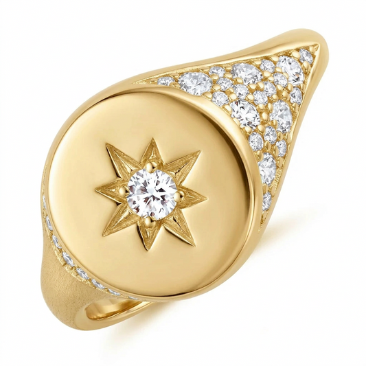 North Star Silver Ring