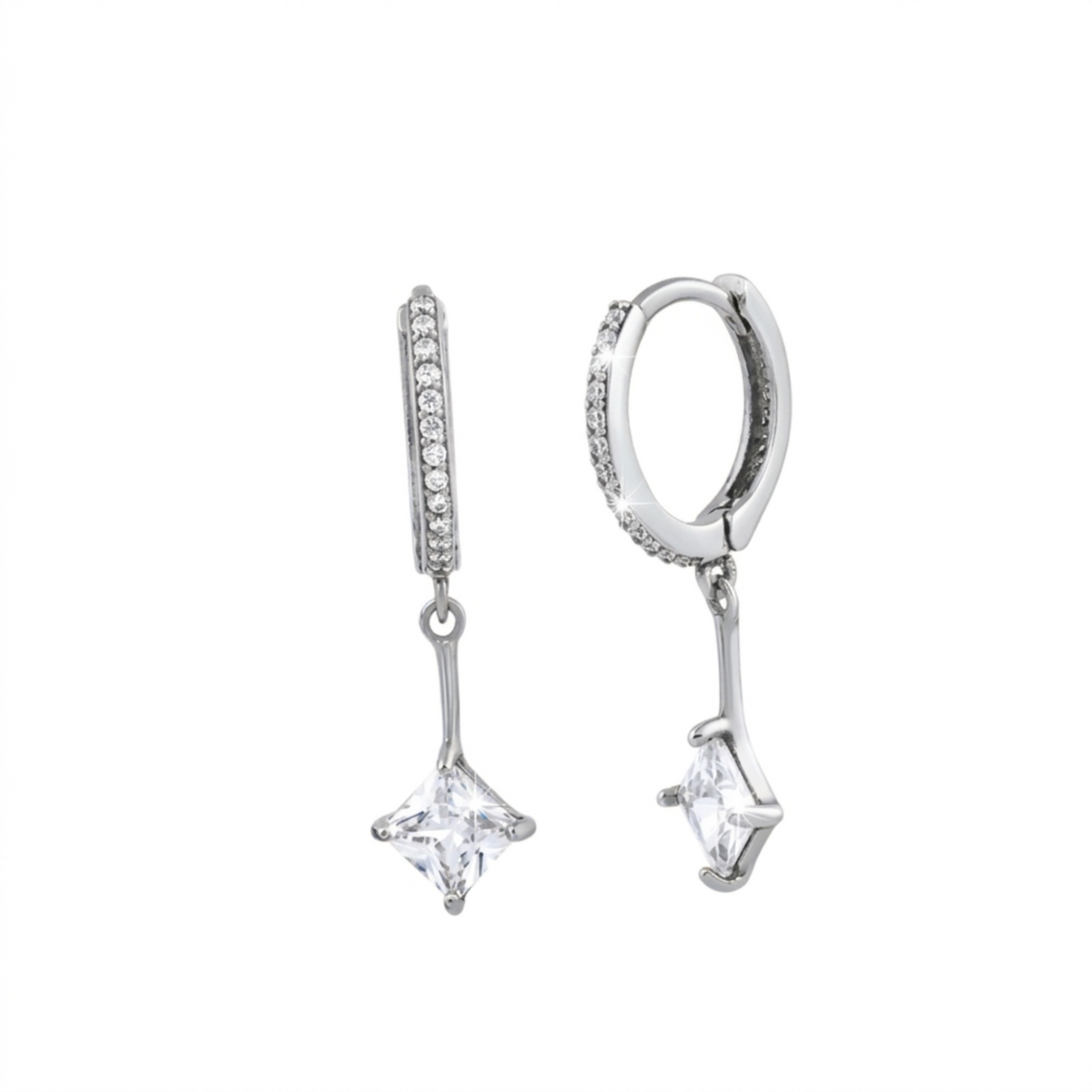 Dangling Silver Earring