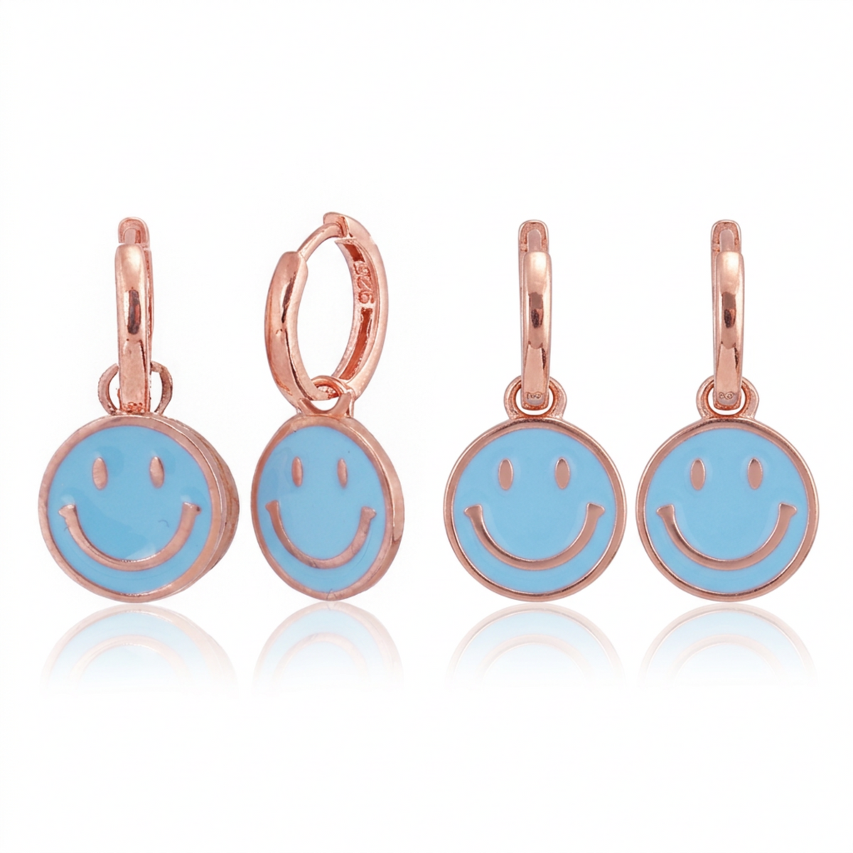 Smile Silver Earrings