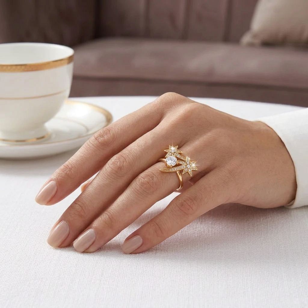 Star Silver Ring
