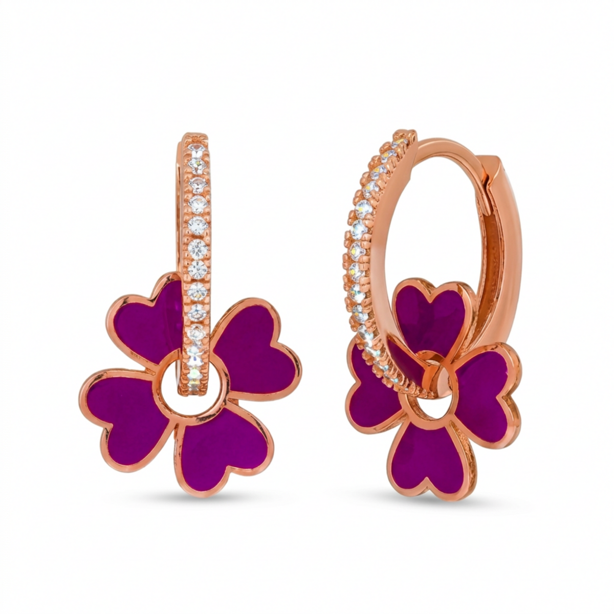 Clover Silver Earrings