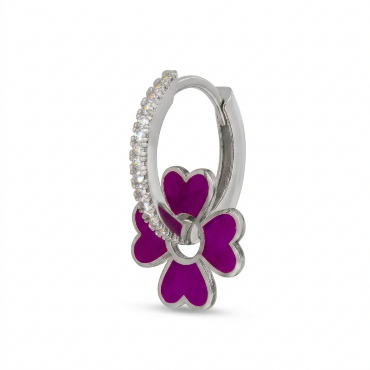 Clover Silver Earrings
