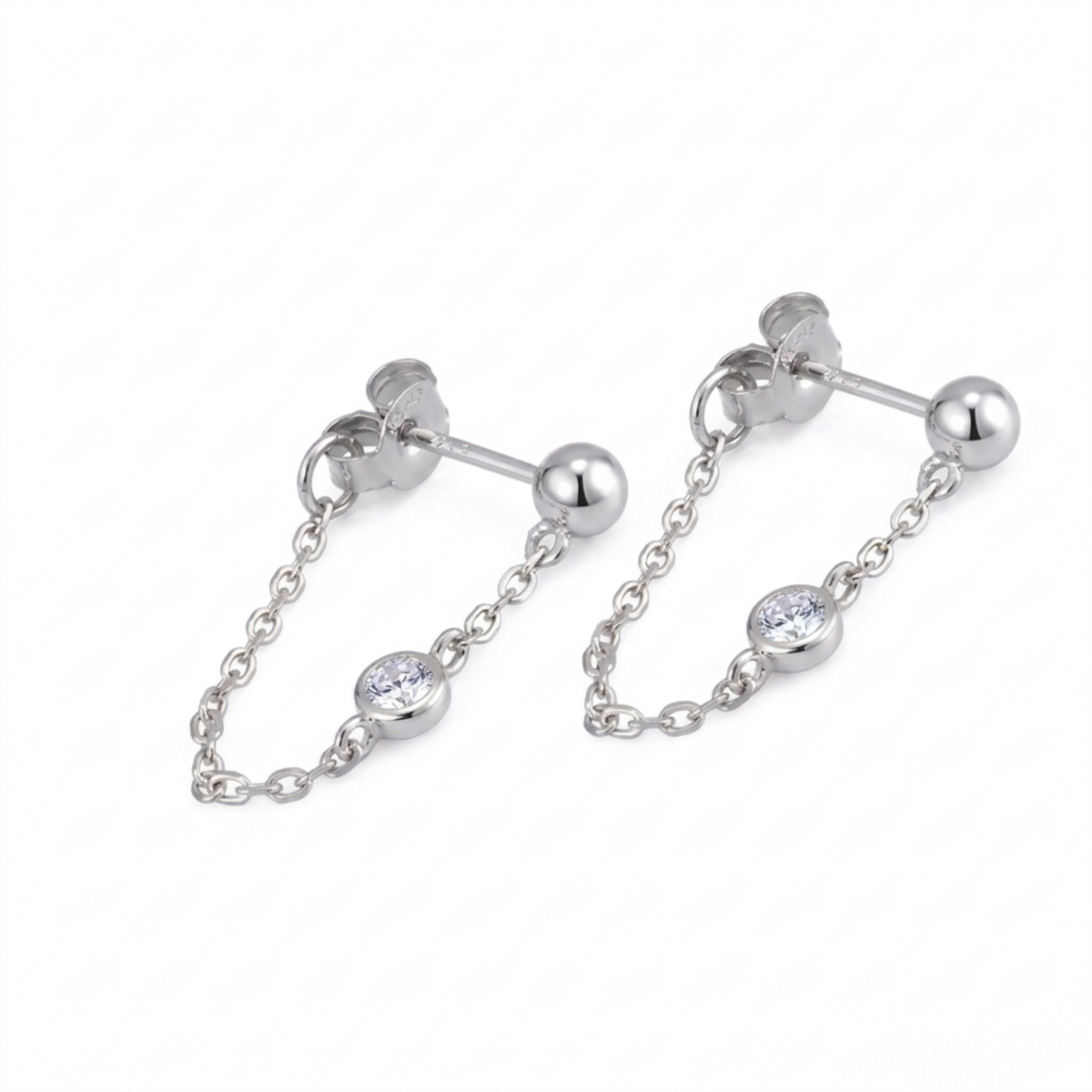 Top Silver Earring