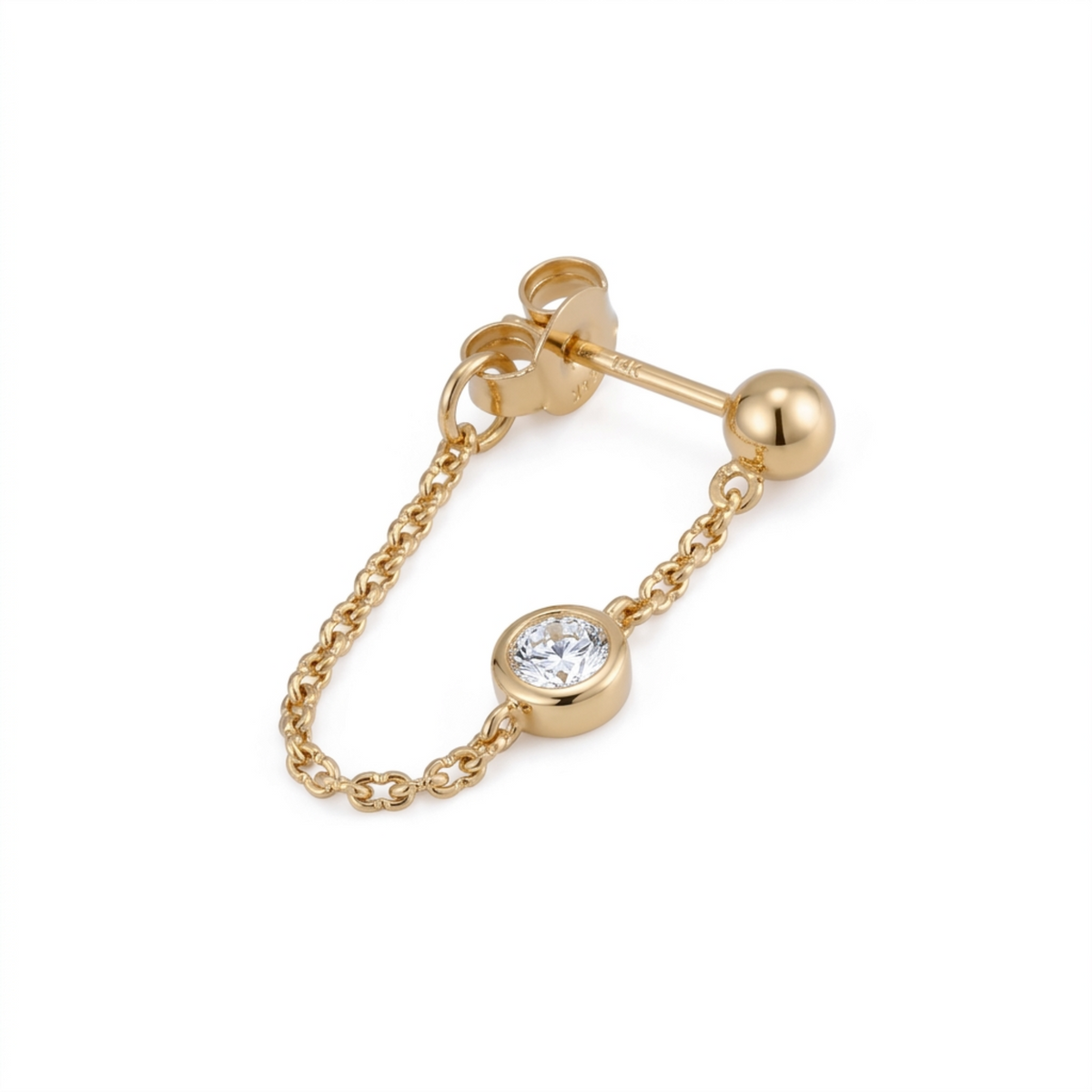 Top Silver Earring