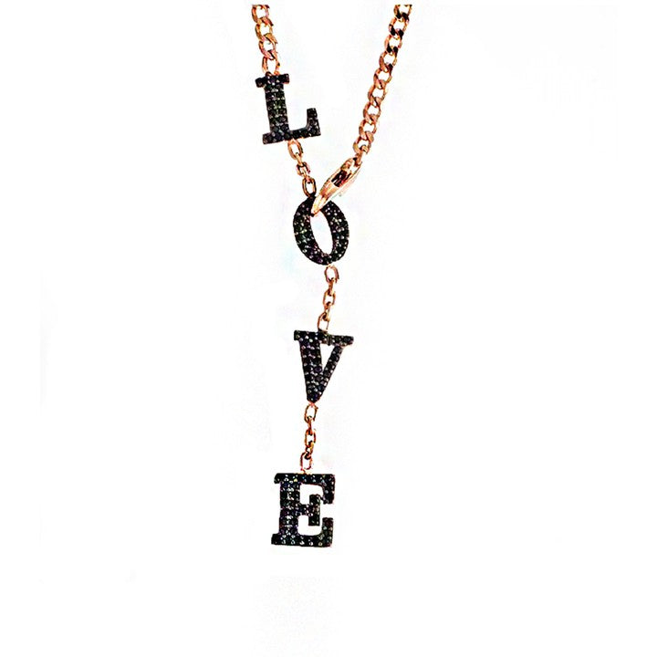 Love  Y Gümüş Kolye SB1550
