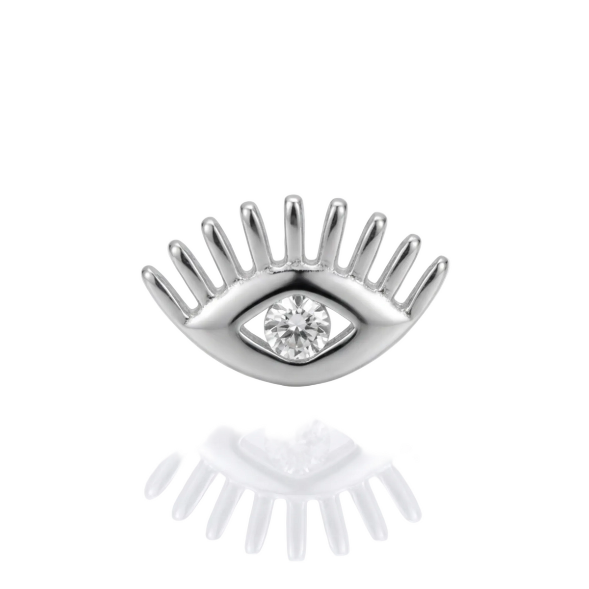 Eye Silver Earrings