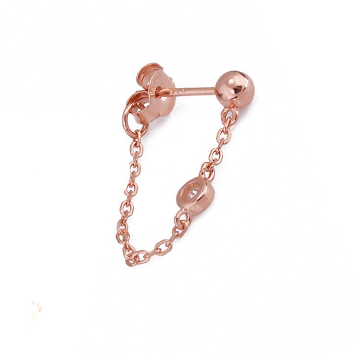 Top Gümüş Küpe Ms2522