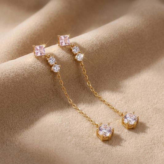 Dangling Italian Silver Earrings