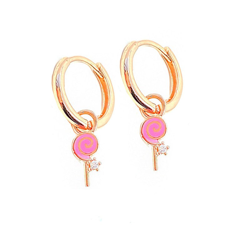 Pembe Şekerleme Küpe Ms2676