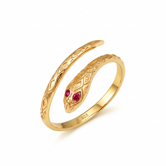 Snake Silver Ring