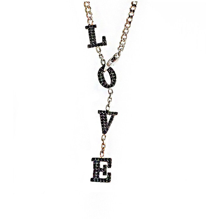Love  Y Gümüş Kolye SB1550