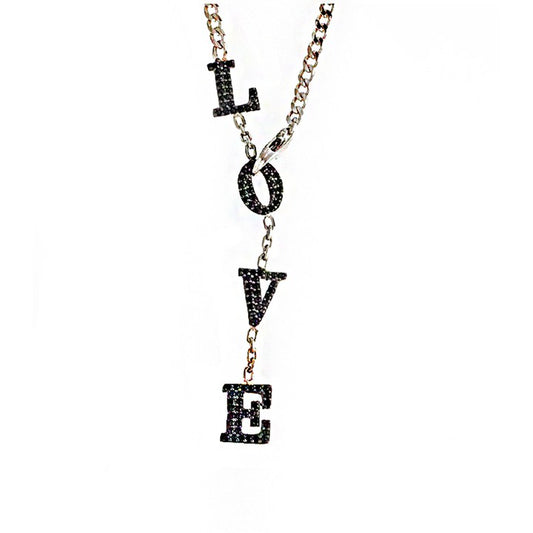 Love  Y Gümüş Kolye SB1550