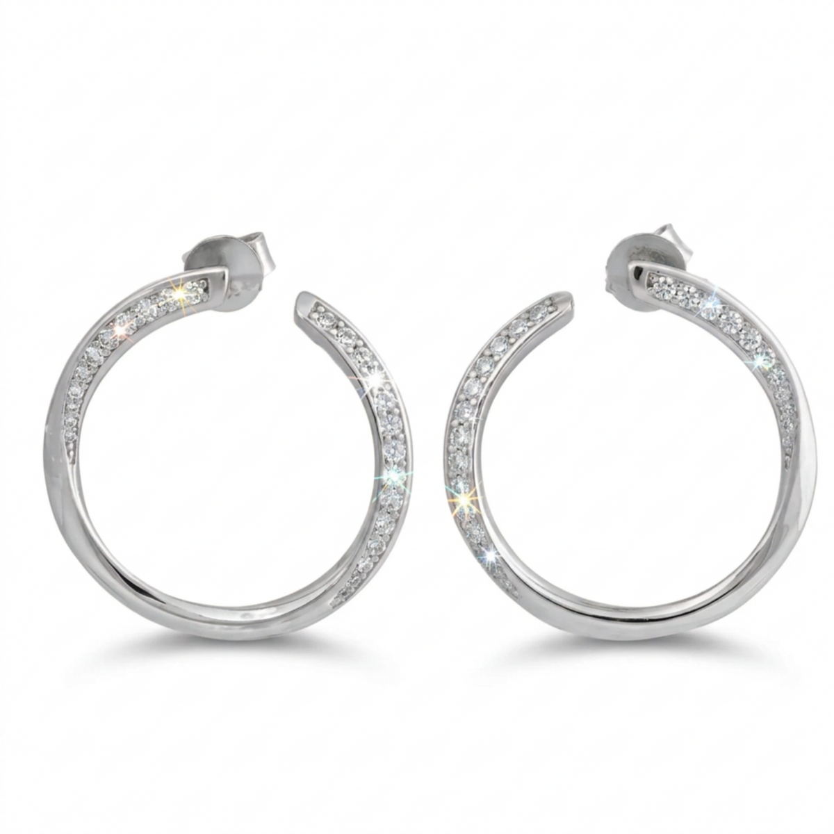 Queen 2 Silver Earrings