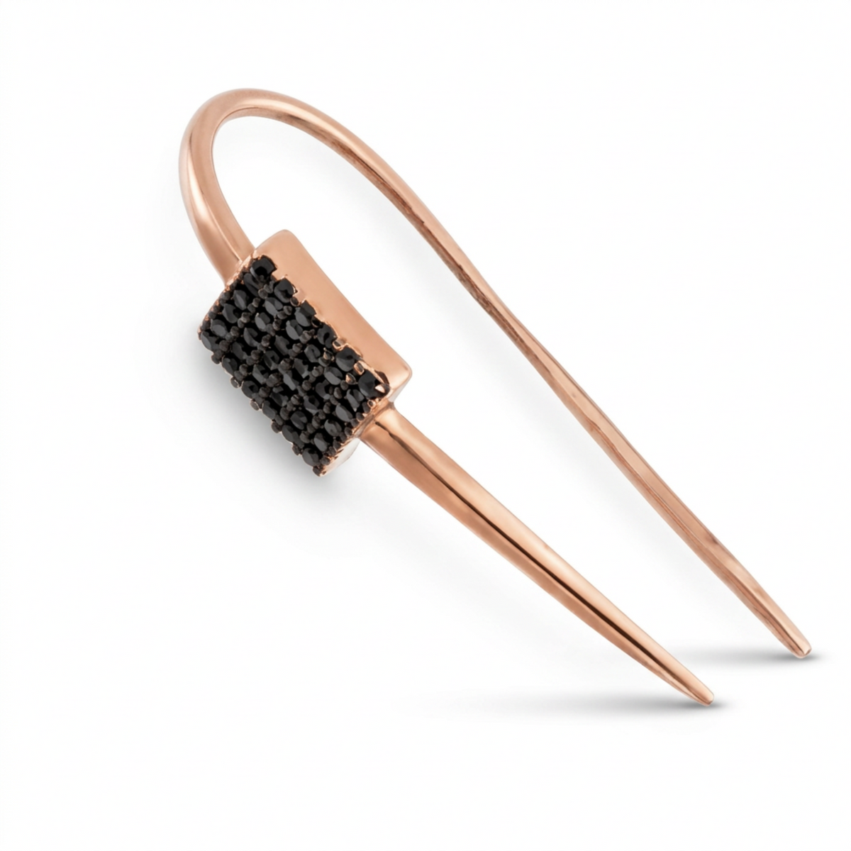 Square Bar Sterling Silver Earrings