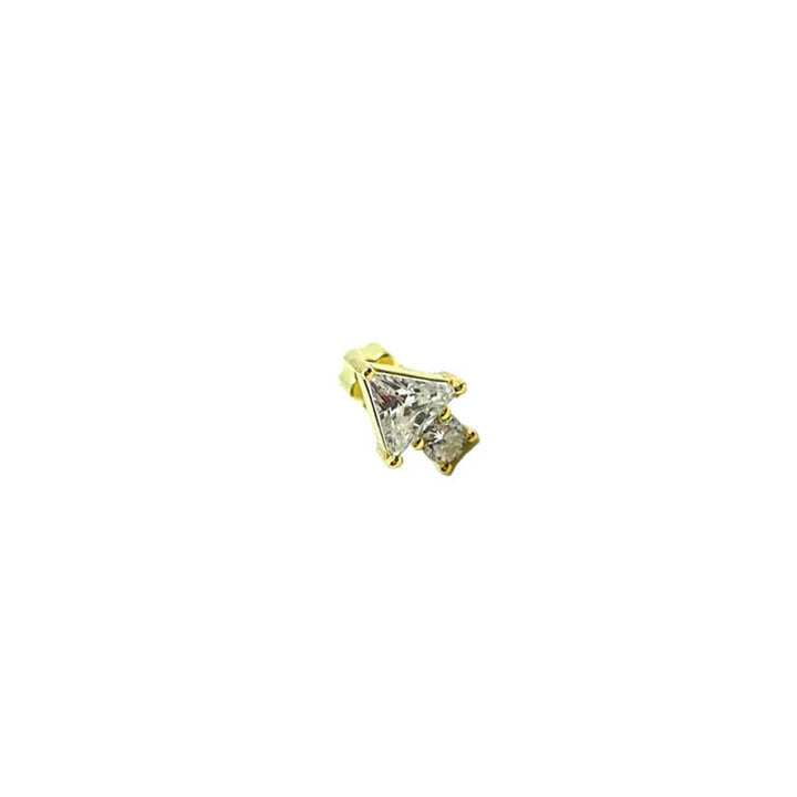Masaliko G 11 Gümüş Piercing Küpe Ms2951, 925 Ayar Gümüş