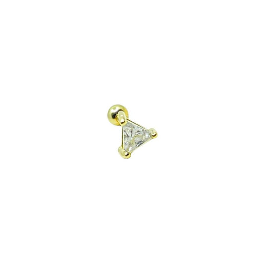 Masaliko Mono 16 Gümüş Piercing Küpe Ms3101, 925 Ayar Gümüş
