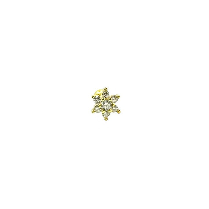 Masaliko Vela Gümüş Piercing Küpe Ms3010, 925 Ayar Gümüş