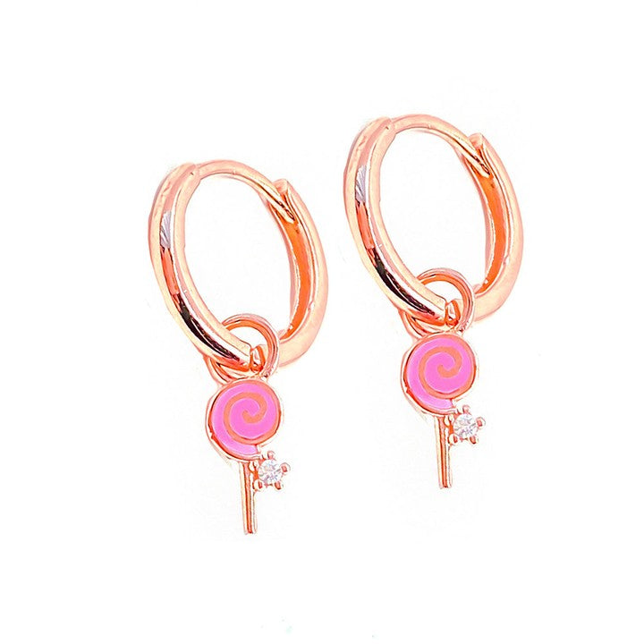 Pembe Şekerleme Küpe Ms2676