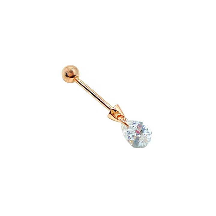 Masaliko S 1 Gümüş Piercing Küpe Ms2933, 925 Ayar Gümüş