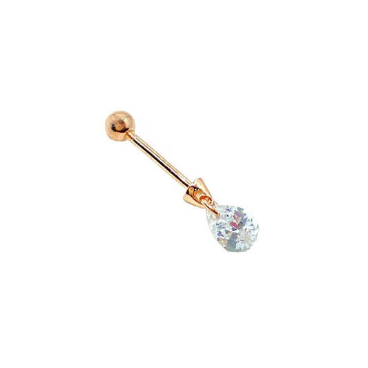 Masaliko S 1 Gümüş Piercing Küpe Ms2933, 925 Ayar Gümüş