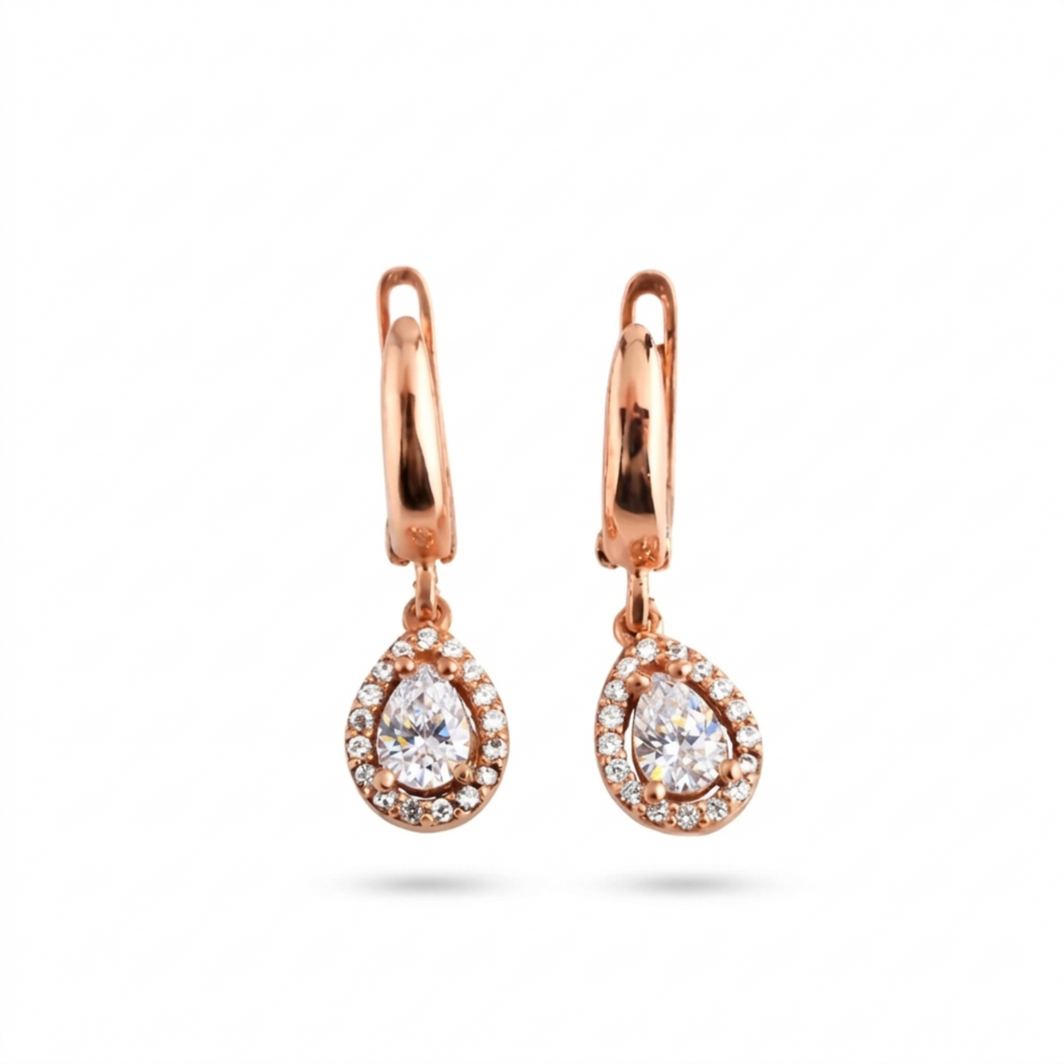 Teardrop Silver Earrings
