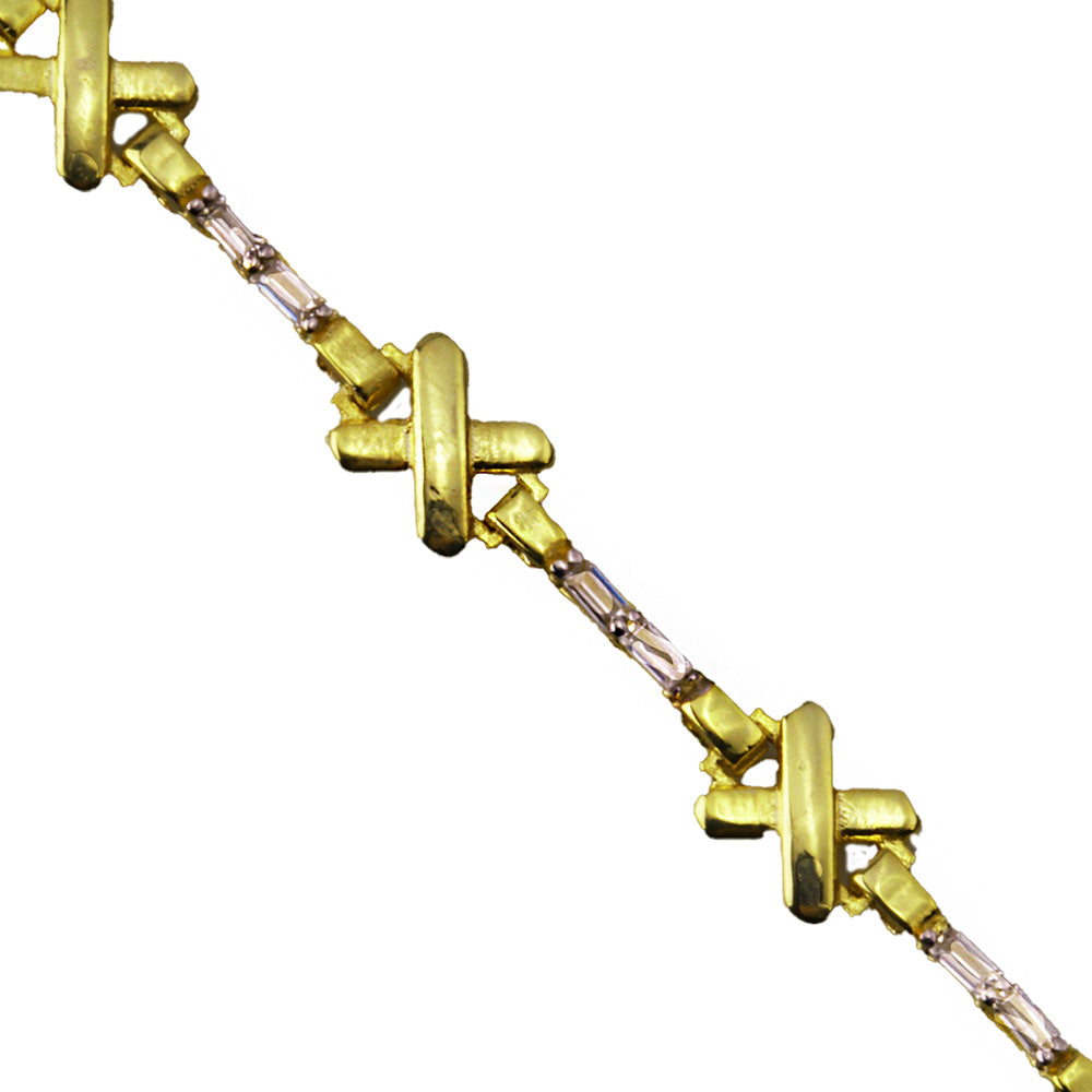 X Gümüş Bileklik Ms3239
