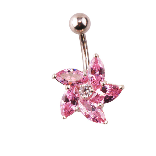 Miu 8 Gümüş Göbek Piercing Küpe Ms3263