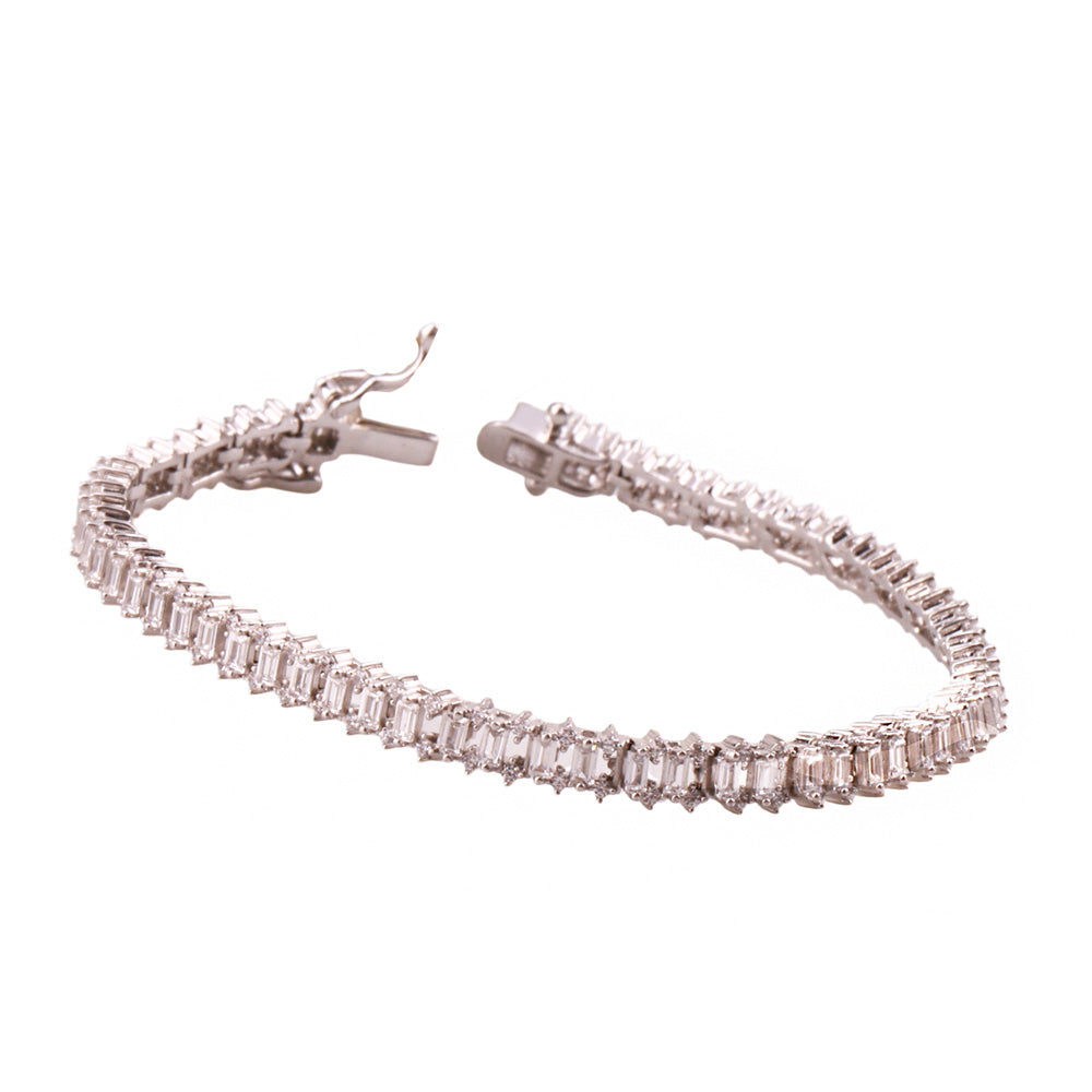 Monci S 2 Tennis Gümüş Bileklik Ms3293