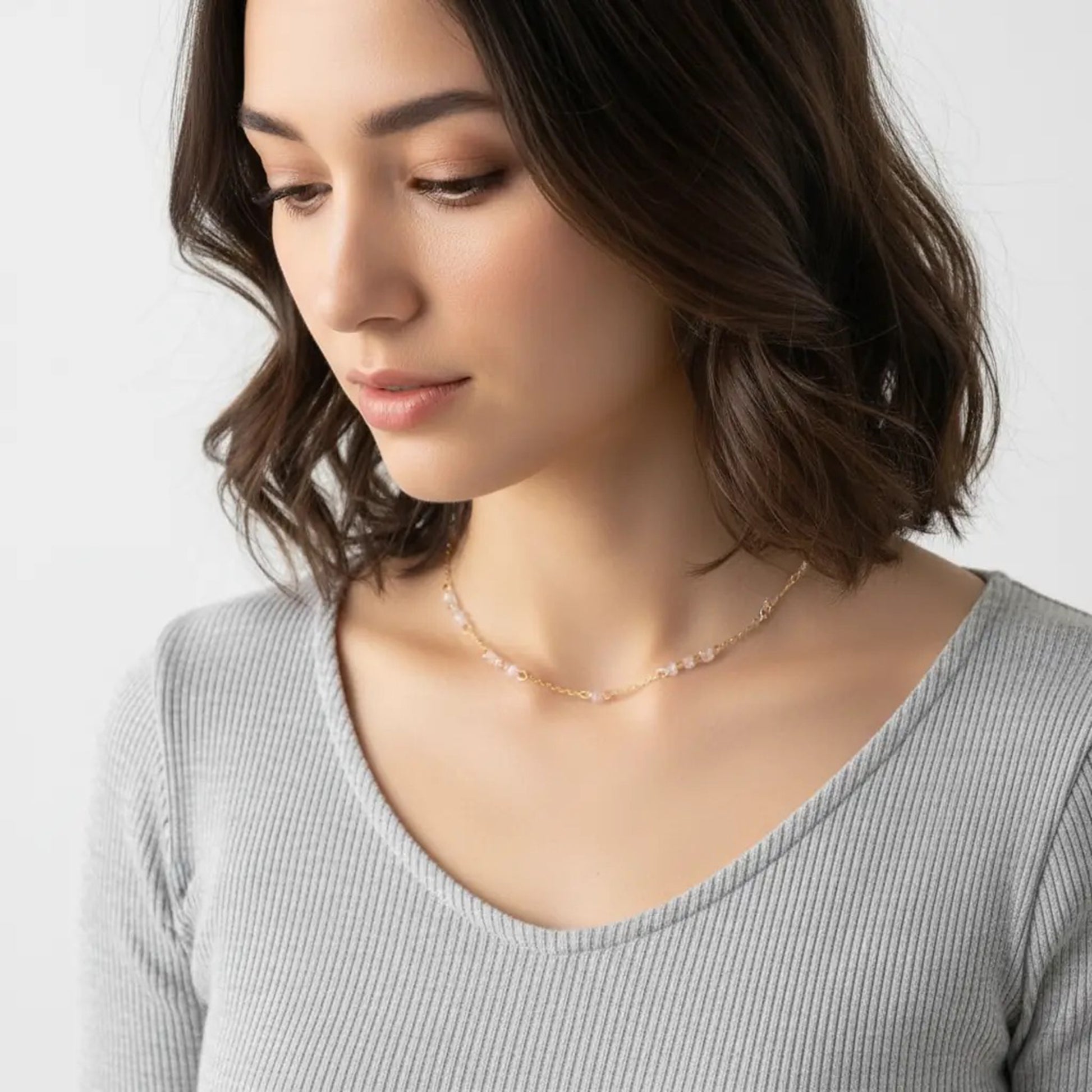 Niu Choker Gümüş Kolye
