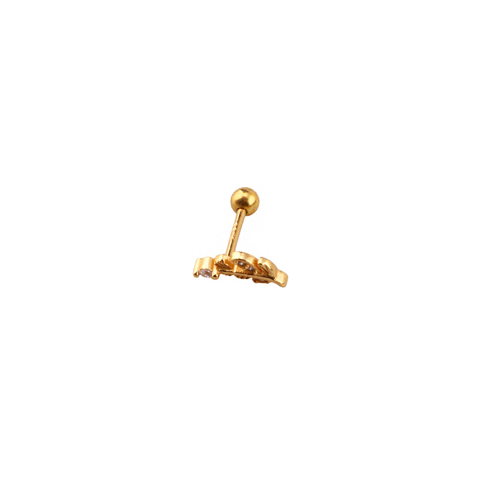 Liu S 1 Yaprak Gümüş Piercing - Ms3816