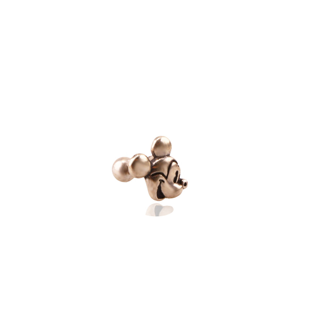 Liu S 16 Micky Gümüş Piercing - Ms3831