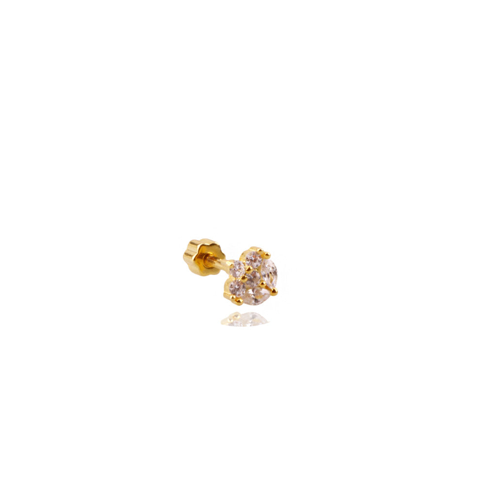 Liu S 17 Şık Gümüş Piercing - Ms3832