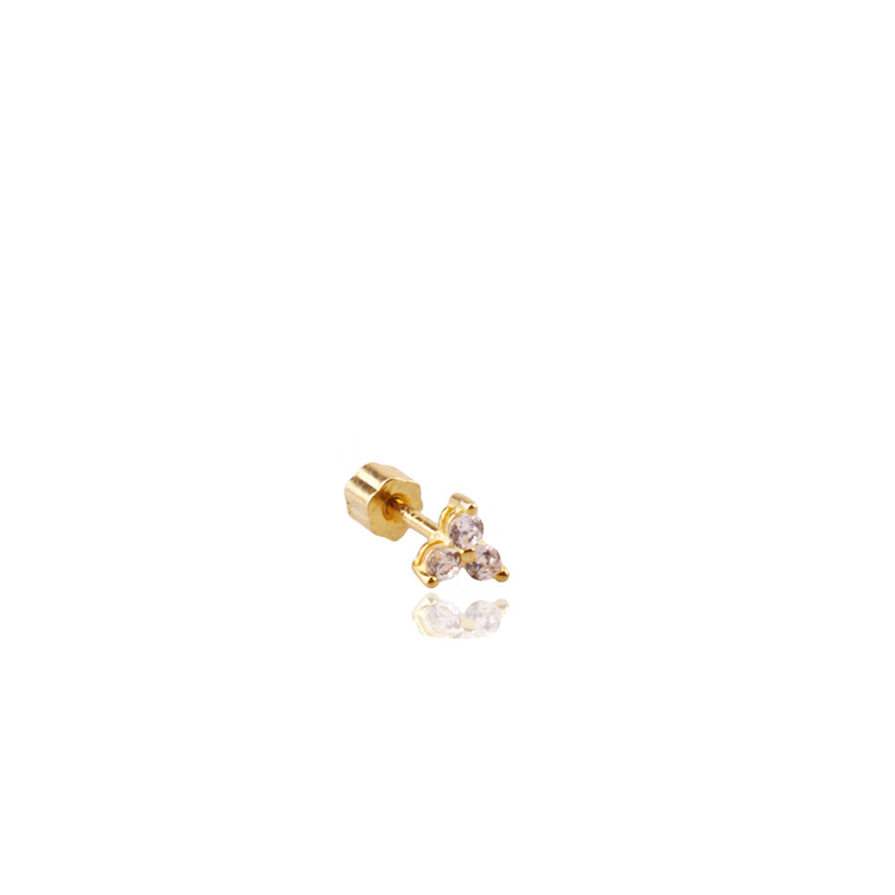 Liu S 21 Şık Gümüş Piercing - Ms3836
