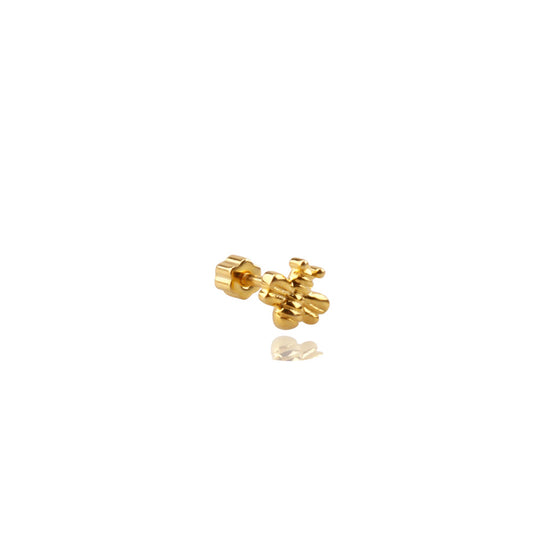 Liu S 24 Arı Gümüş Piercing - Ms3839