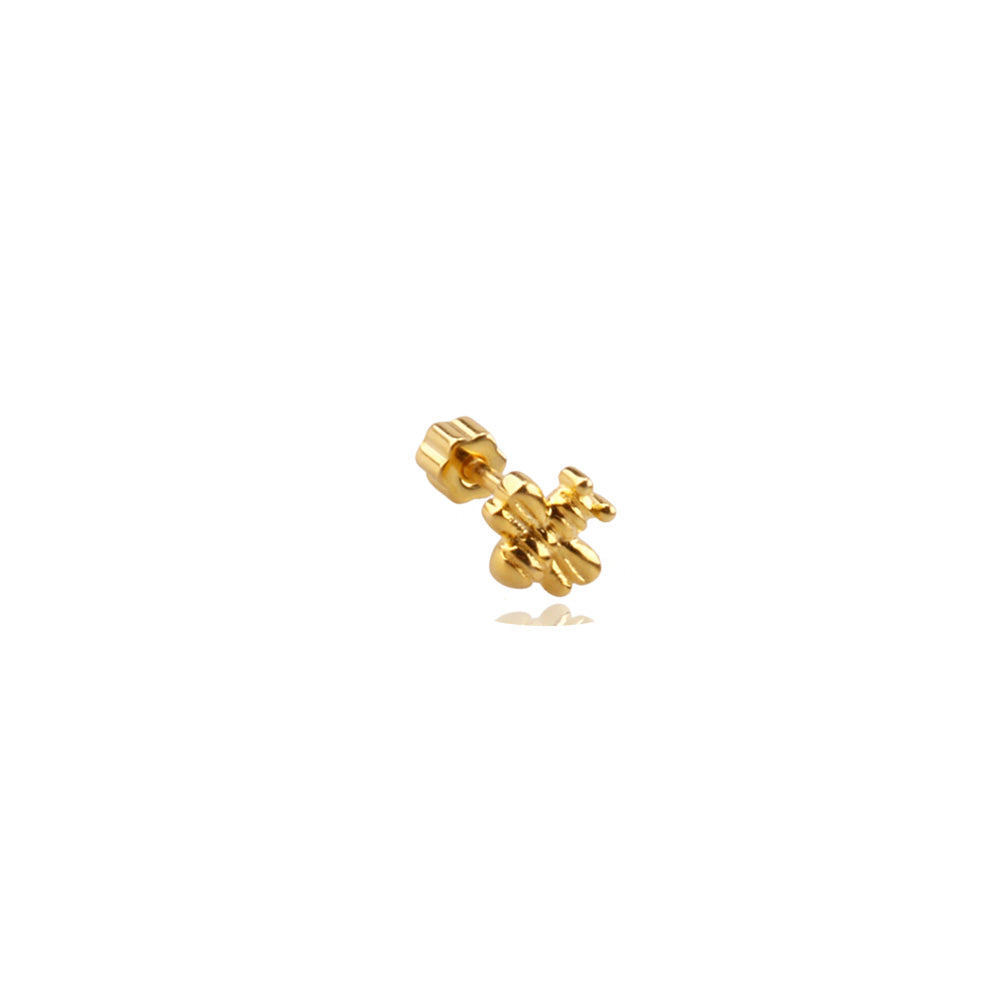 Liu S 24 Arı Gümüş Piercing - Ms3839