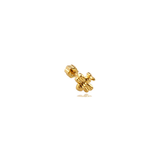 Liu S 24 Arı Gümüş Piercing - Ms3839